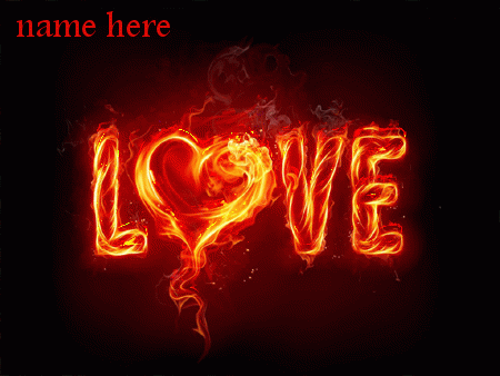 download 2 1 - write your name on fire of love GIF images
