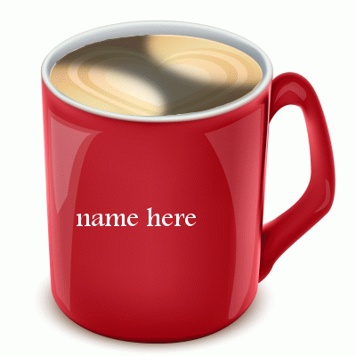download 2 2 - write your name on Nescafe mug gif images