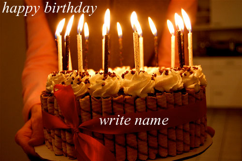 your birthday cake - write name on your birthday cake write on photo