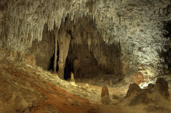 carlsbad caverns - write and add your names on photo of usa Carlsbad Caverns