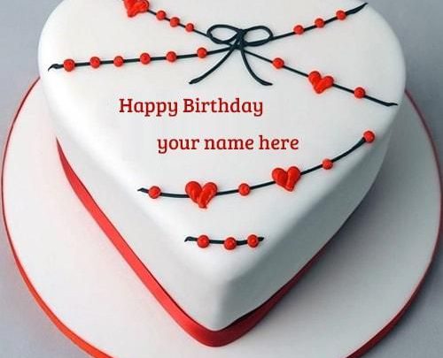 Photo of write name on birthday write name on cake for friend