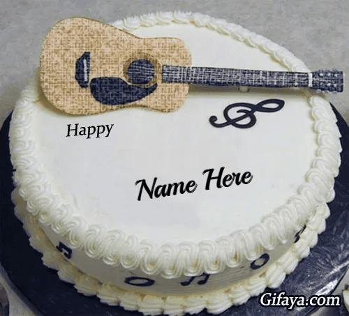 Surprise Your Loved Ones with a Unique Birthday Cake GIF – Add Their Name!