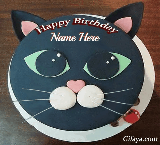 Create Heartfelt Birthday Memories with a Personalized Cake GIF