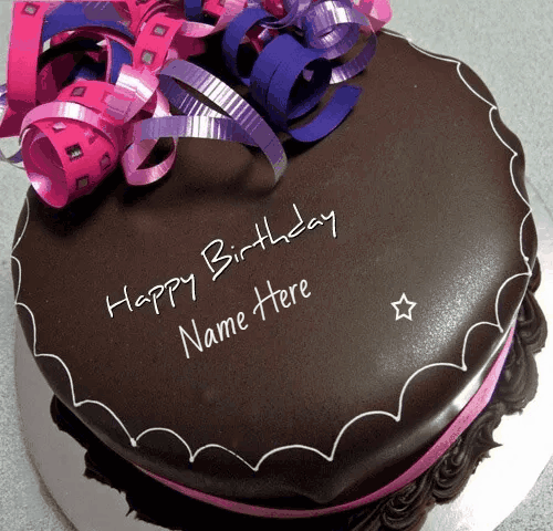 Birthday Cakes with Name – Personalize Your Cake with a Custom Name Image