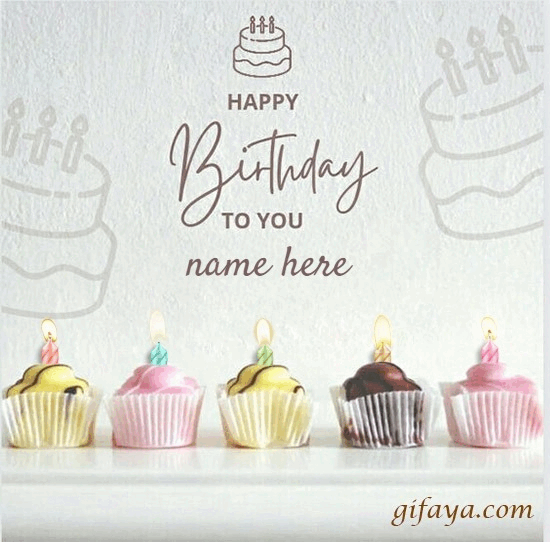 Photo of Amazing happy birthday greetings card with name