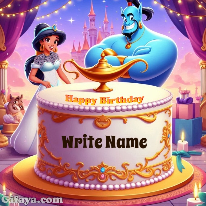 Design Your Personalized Aladdin Birthday Cake Image - Design Your Personalized Aladdin Birthday Cake Image