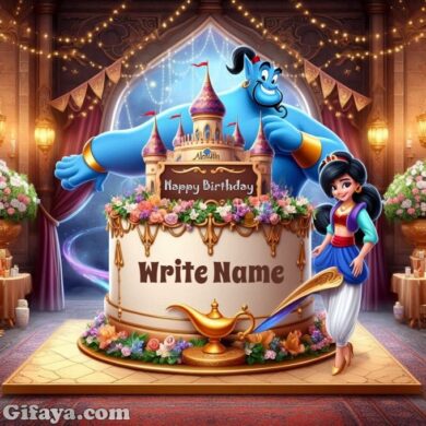 Photo of Make Your Aladdin Birthday Cake Image Special