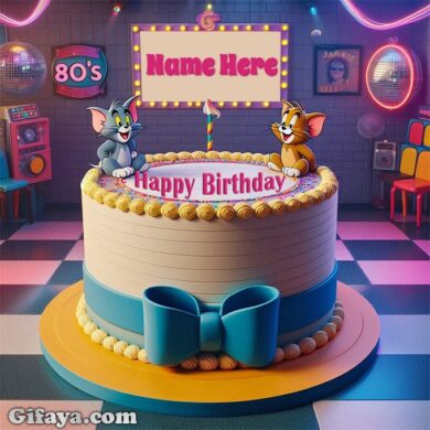 Photo of Create Your Special Birthday Cake Image with Tom and Jerry