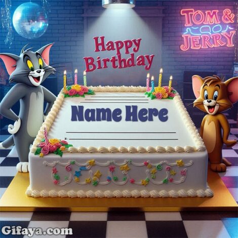 Photo of Design Your Tom and Jerry Birthday Cake Image