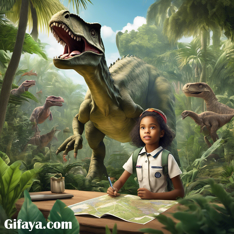 akteb 20 - Transform Your Child into a Dinosaur Explorer with Our Free Online Face Swap Tool