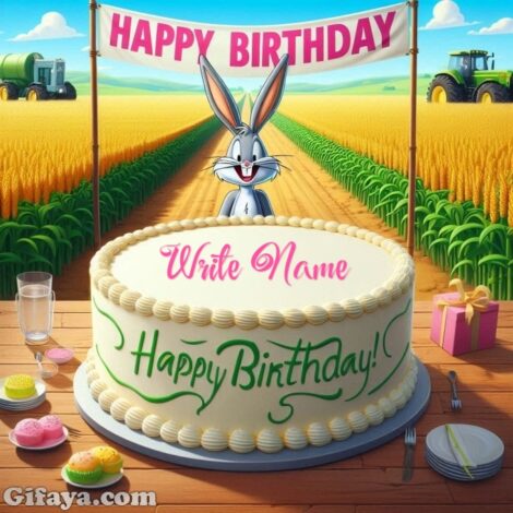 Photo of Celebrate with a Customizable Bugs Bunny Birthday Cake