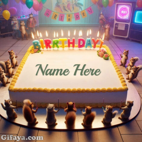 Photo of Customize Your Birthday Cake with Chipmunks