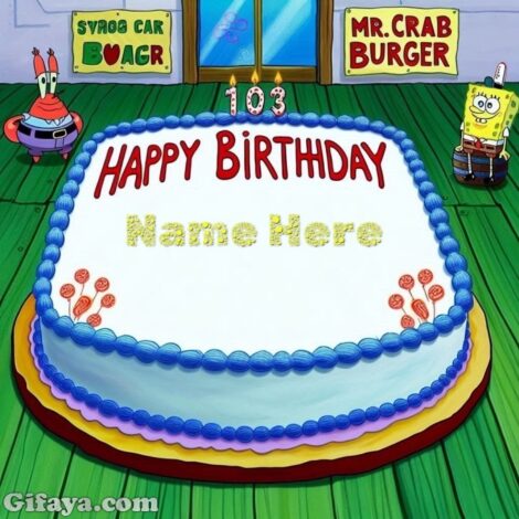 Photo of Personalized SpongeBob and Patrick Star Birthday Cake