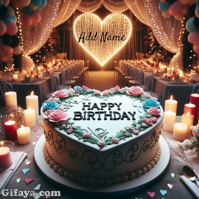 Write Your Name on This Elegant Birthday Cake - Write Your Name on This Elegant Birthday Cake