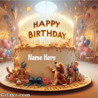 Photo of Your Name Deserves a Place on This Elegant Birthday Cake